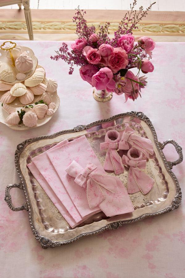 Loveshackfancy Vintage-Inspired Linen Napkins - Set Of 4