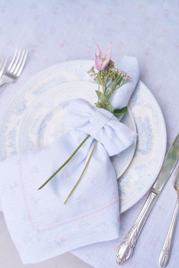 Loveshackfancy Yarn Dye Floral Printed Napkins - Set Of 4