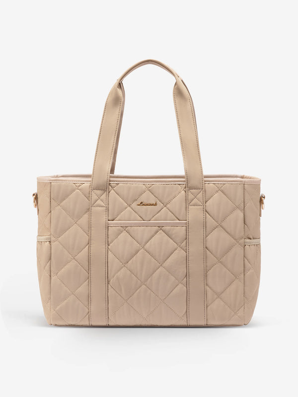 lovevook 2Pcs Quilted Puffer Laptop Handbag 15.6" 17"