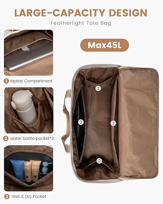 Lovevook 2Pcs Travel Duffle Bag 45L (Only Available In The US)
