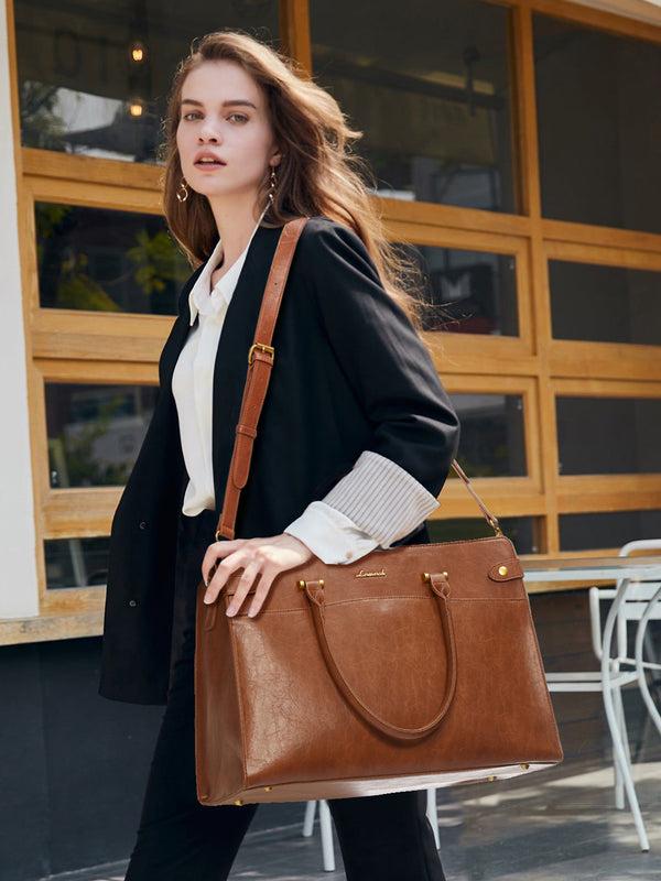 Lovevook 2Pcs Vintage Waterproof Laptop Bag 15.6" 17.3"