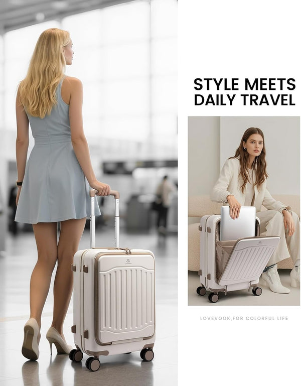 Lovevook Carry On Suitcases With Wheels 20"(Only Available In The US)