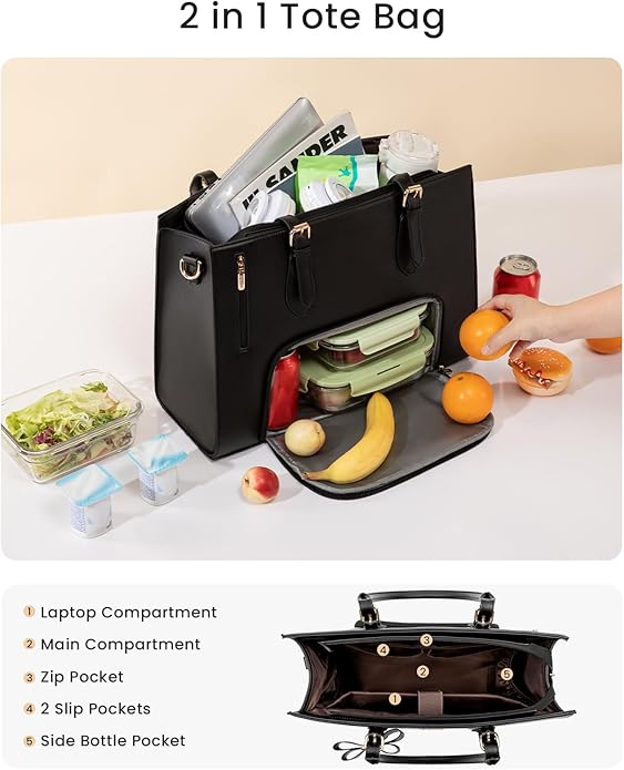 Lovevook Laptop Lunch Tote Bag 15.6" 17.3"(Only Available In The US)