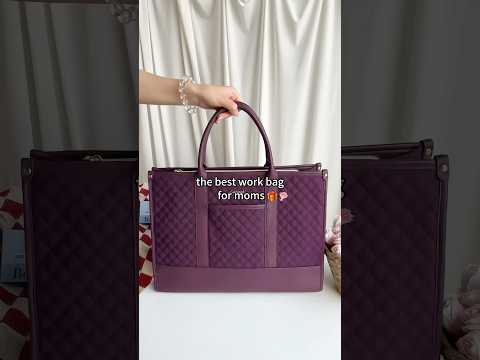 Lovevook 2 Pcs Quilted Laptop Tote Bag 15.6" 17"