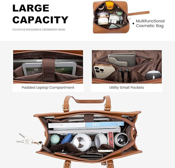 Lovevook 2Pcs Enamored Laptop Bag 15.6" 17.3"