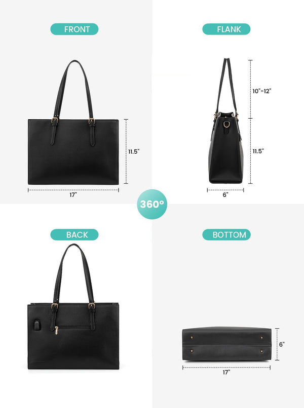 Lovevook 2Pcs Laptop Shoulder Bag 15.6"