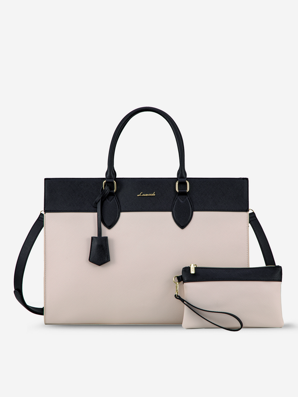 lovevook 2Pcs Leather Computer Bag 15.6" 17.3"