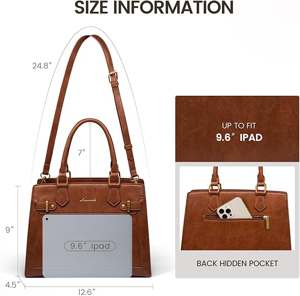 Lovevook 2Pcs Leather Handbag And Purse