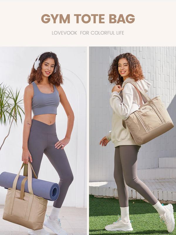 Lovevook 2Pcs Lightweight Gym Tote Bag