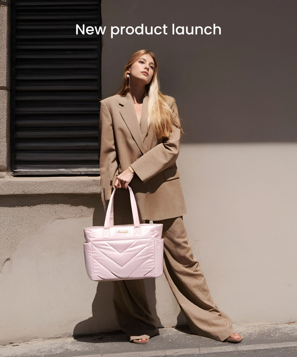 Lovevook 2Pcs Lightweight Puffy Tote Bag