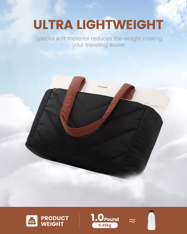 Lovevook 2Pcs Lightweight Puffy Tote Bag