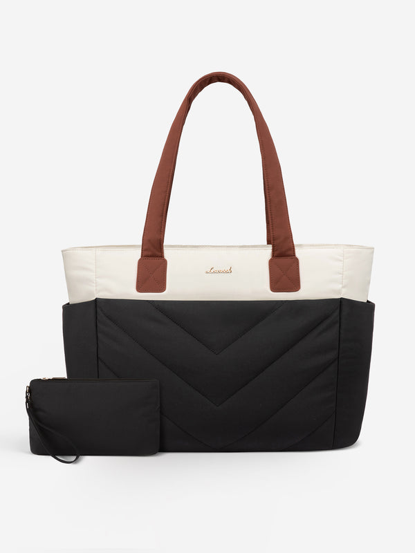 lovevook 2Pcs Lightweight Puffy Tote Bag