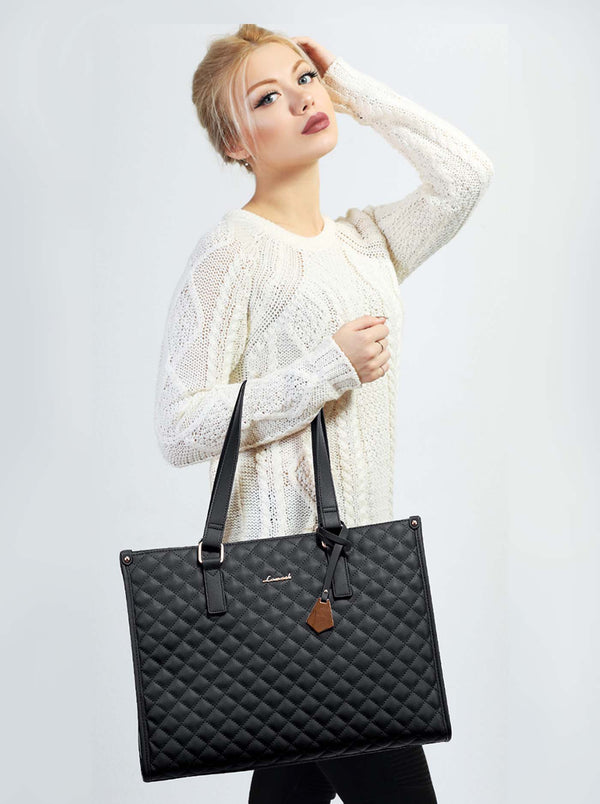 Lovevook 2Pcs Lunch Tote Shoulder Bag 15.6"