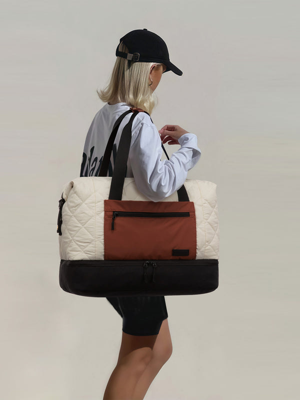 Lovevook 2Pcs Puffer Travel Duffel Bag