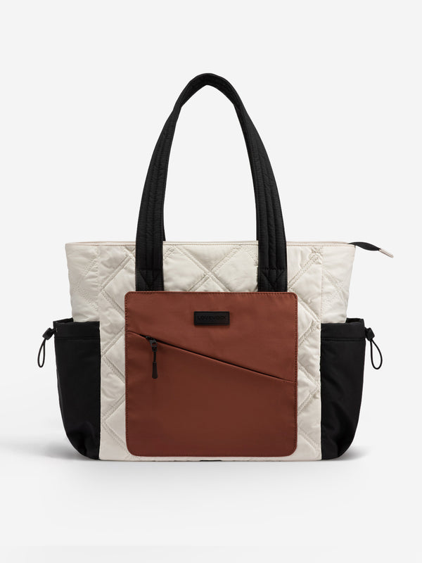 lovevook 2Pcs Quilted Puffer Tote Bag 15.6" 17.3"