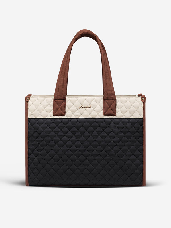 lovevook 2Pcs Quilted Work Tote Bag 15.6" 17.3"