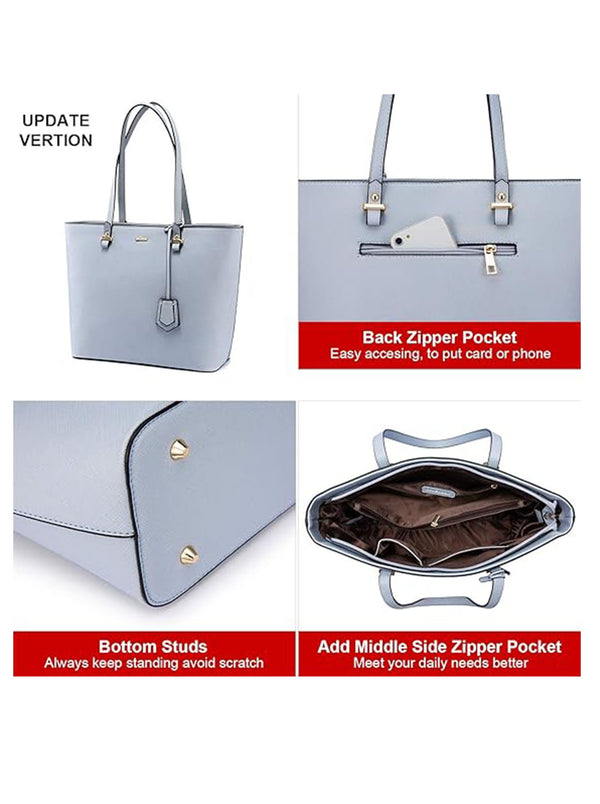 Lovevook 3Pcs Fashion Tote Bag