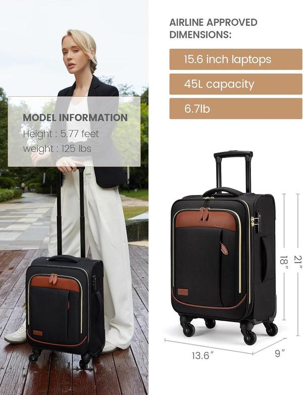 Lovevook 4Pcs Travel Suitcases 20 Inch(US ONLY)