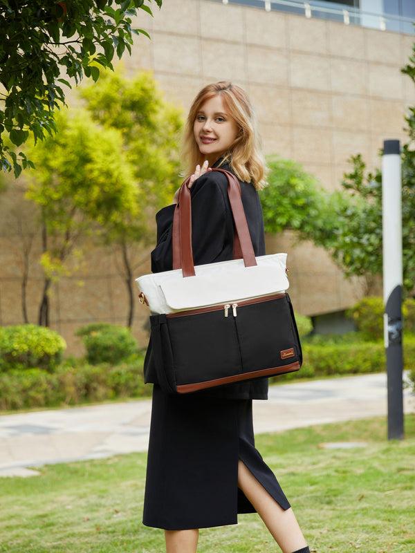 Lovevook Canvas Laptop Tote Bag 15.6"