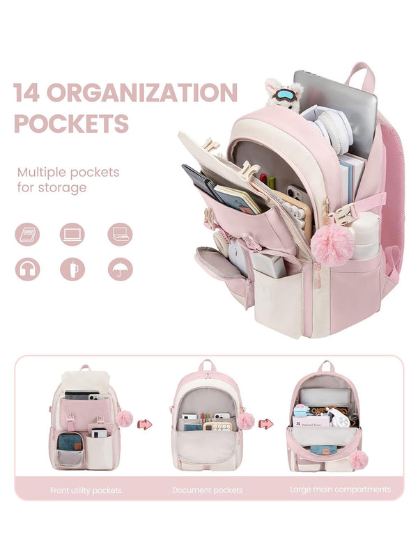 Lovevook Cute School Backpack 15.6" 4632