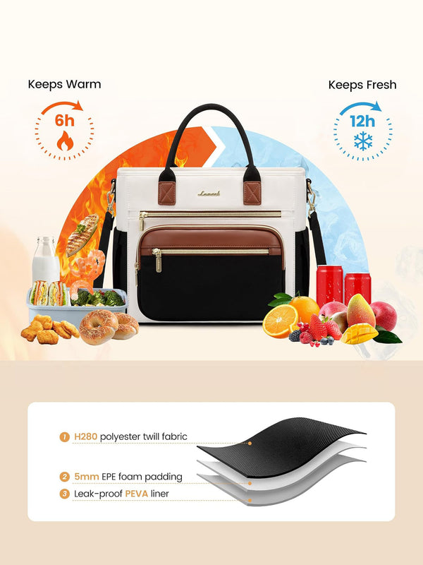 Lovevook Insulated Lunch Bag 13L 18L