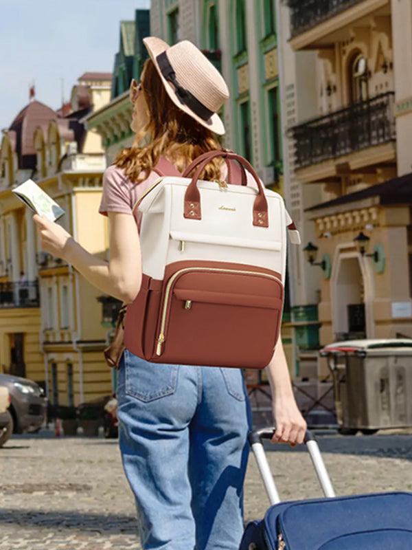 Lovevook Leather Laptop Backpack 15.6" 17"