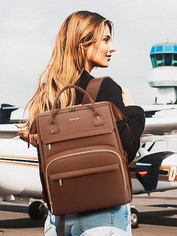 Lovevook Leather Laptop Backpack 15.6"-18"