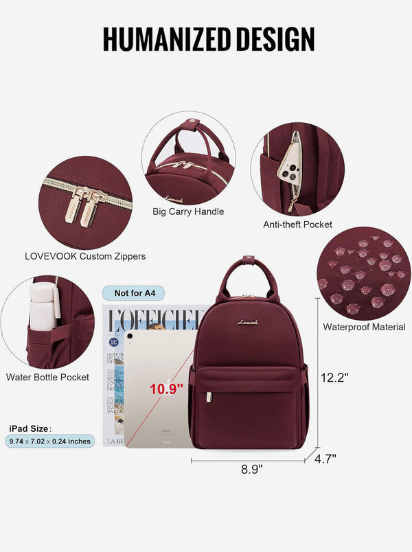 Lovevook Light Weight Fashion Backpack 11" 13.3"