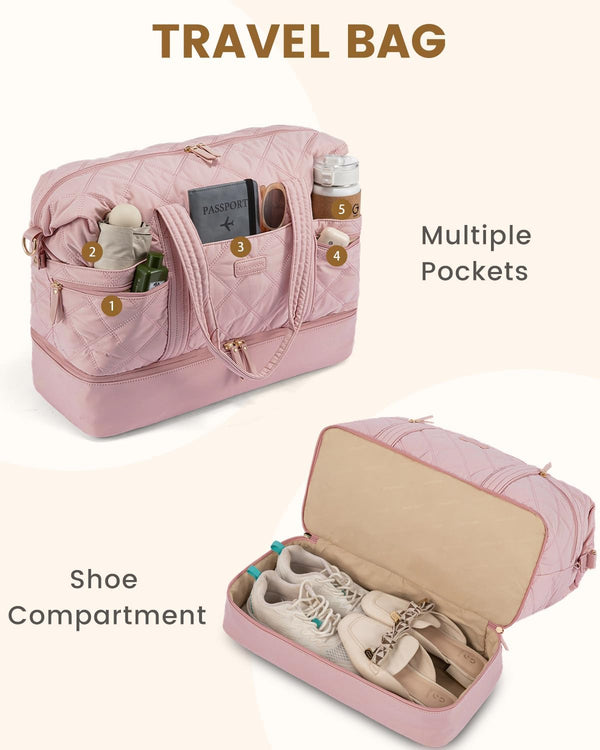 Lovevook Lightweight Weekender Bag 40L 56L