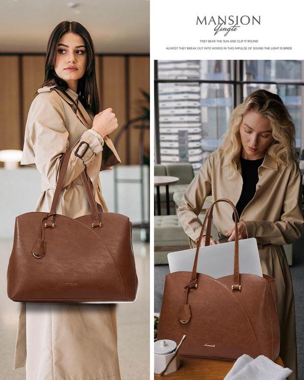 Lovevook Professional Leather Computer Bag 15.6"