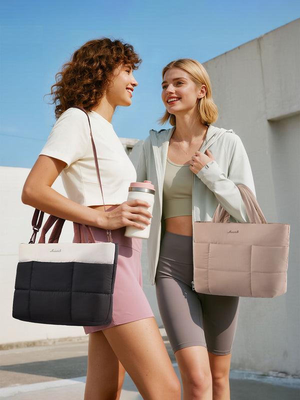 Lovevook Puffer Tote Bags 11.8" 12.8"