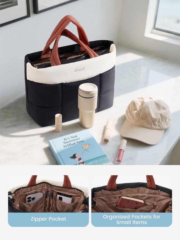 Lovevook Puffer Tote Bags 11.8" 12.8"