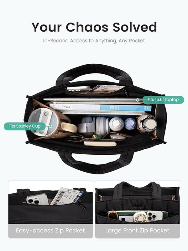 Lovevook Puffer Work Handbag 15.6" 17.3"