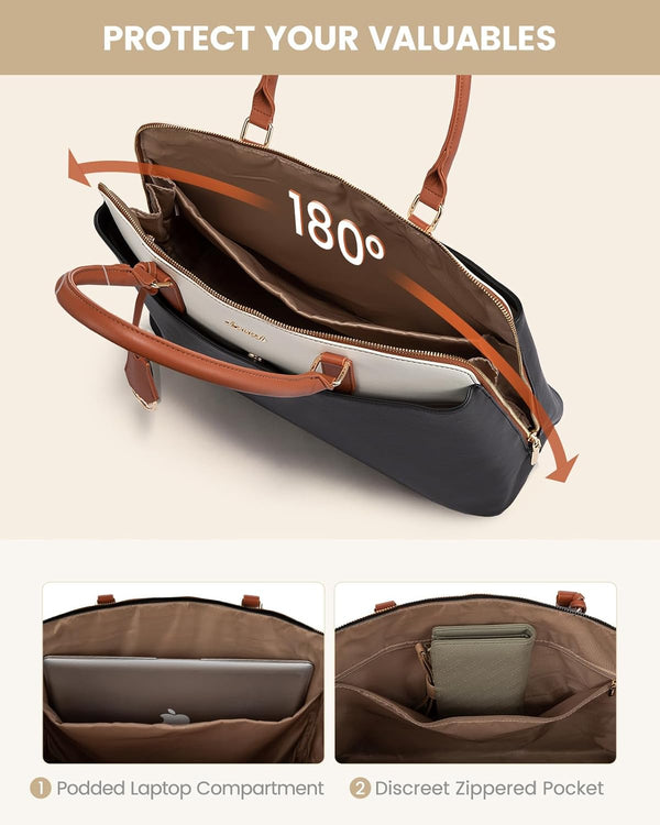 Lovevook Stylish Laptop Tote Bag 15.6"