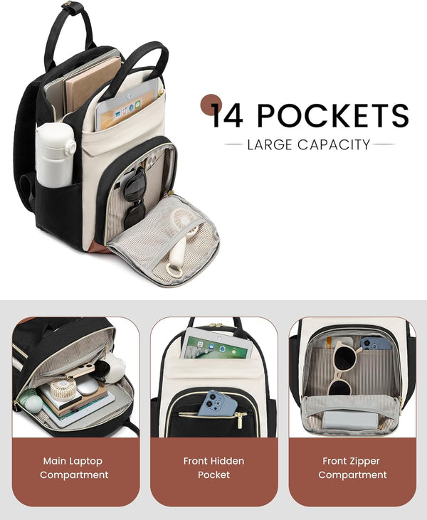 Lovevook Mini Fashion Backpack 14" 15" Laptop Backpack