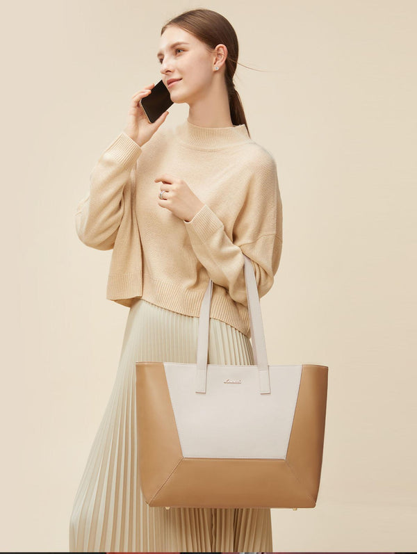 Lovevook Vegan Leather Tote Bag For Women 15.6"(Only Available In The US)