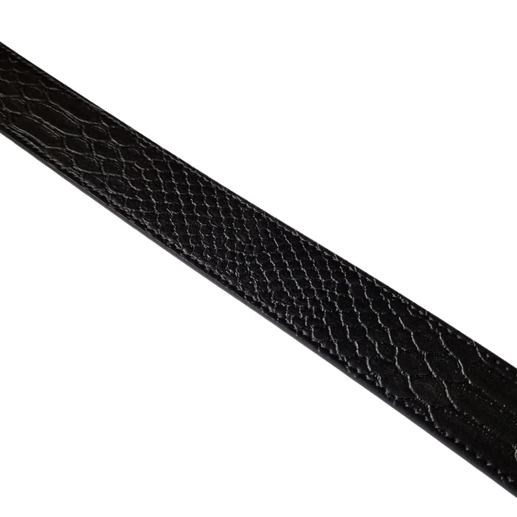 Lowlife Of London Adder Leather Belt In Black Snakeskin