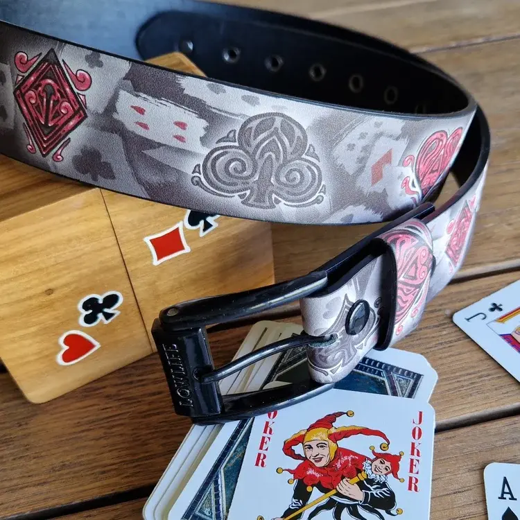 Lowlife Of London Dealer Wins James Maw Faux Leather Belt In Black And Red