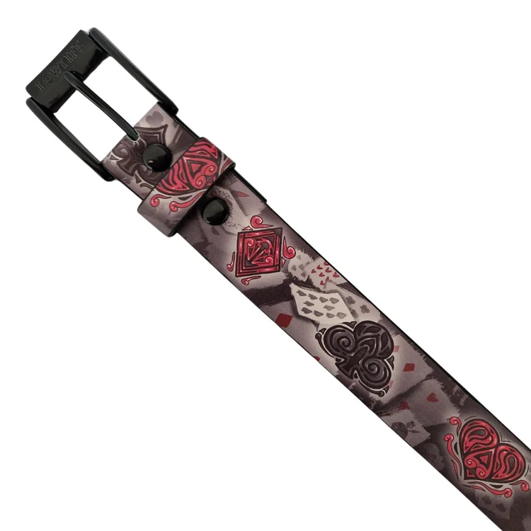 Lowlife Of London Dealer Wins James Maw Faux Leather Belt In Black And Red