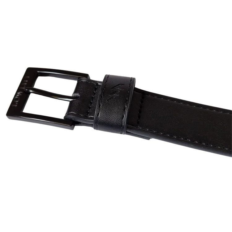 Lowlife Of London Dub Studded Leather Belt In Black And White