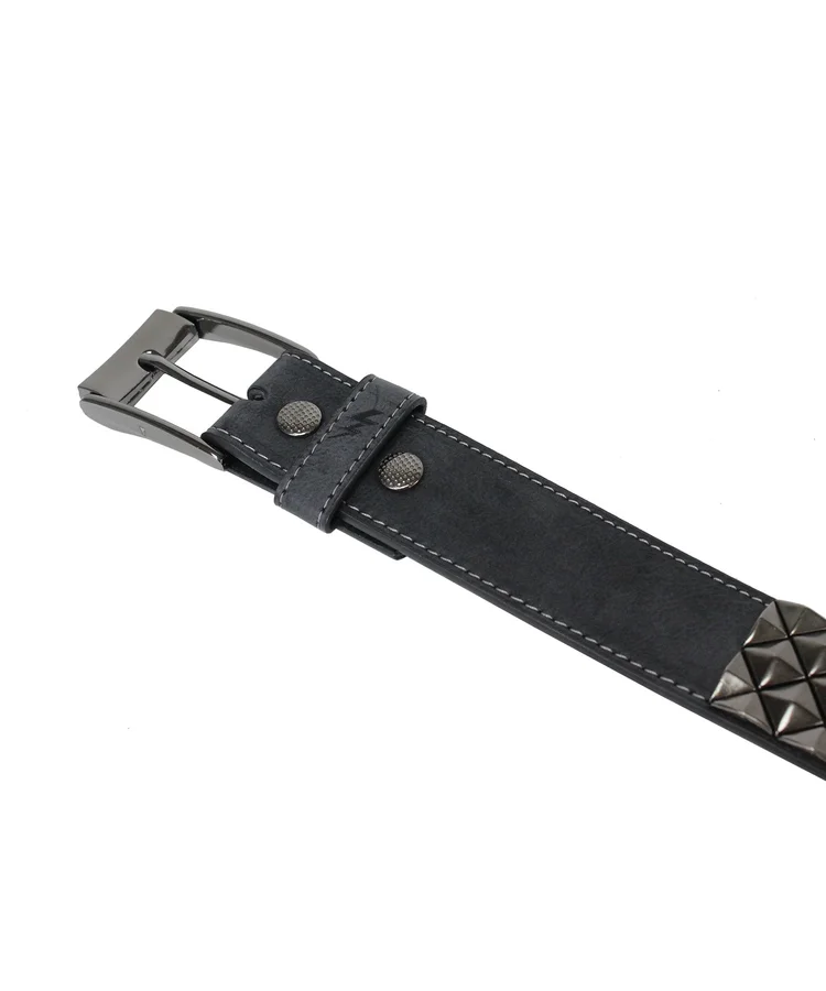 Lowlife Of London Armor Leather Belt In Slate