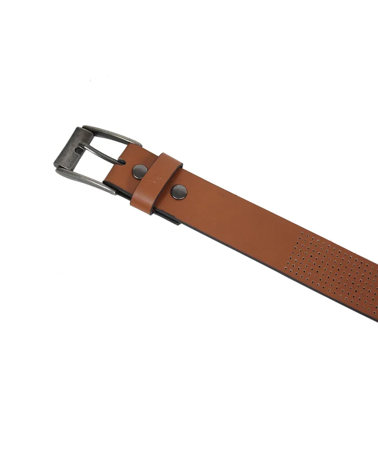 Lowlife Of London Clyde Leather Belt In Tan
