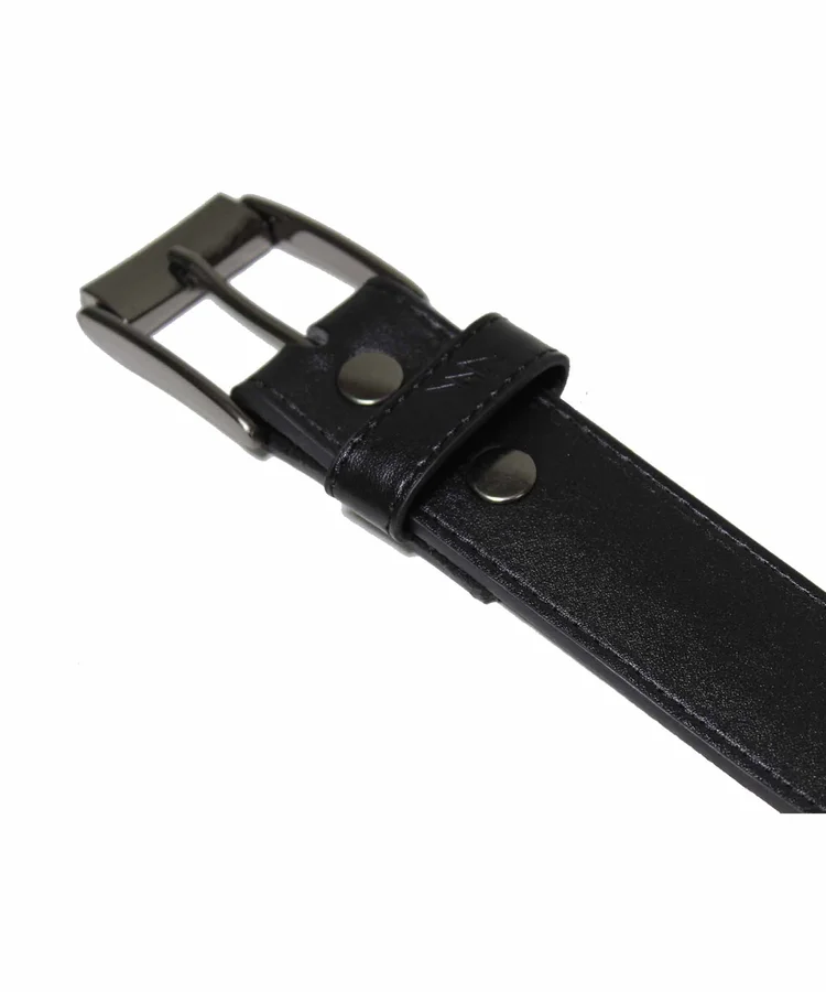 Lowlife Of London Cover Up Leather Belt In Black