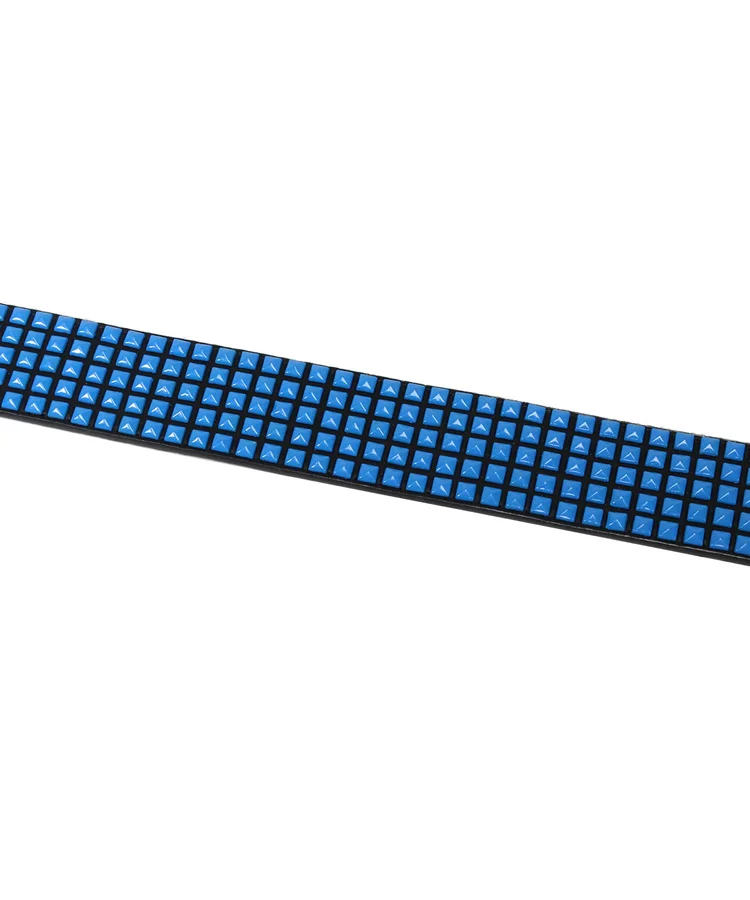 Lowlife Of London Devoid Leather Belt In Black