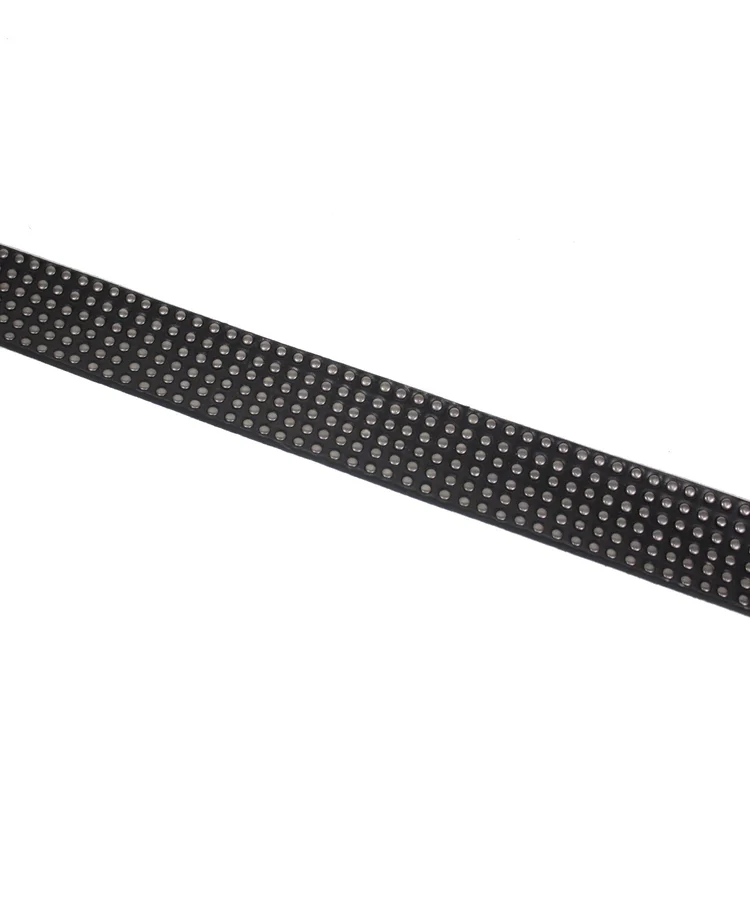 Lowlife Of London Wallace Leather Belt In Black