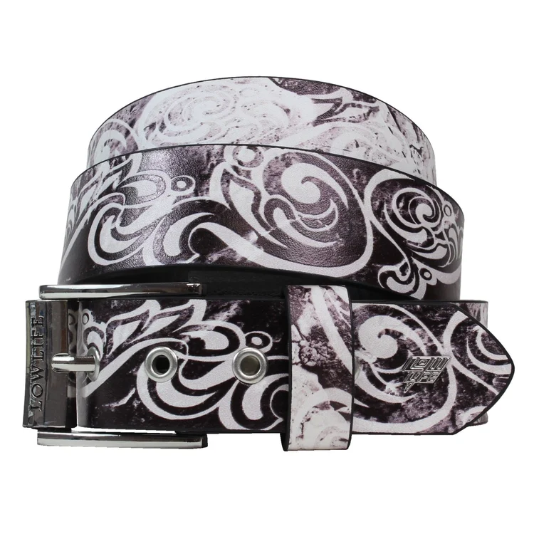 lowlife of london Lowlife x Chantale Coady Leather Belt in Black and White