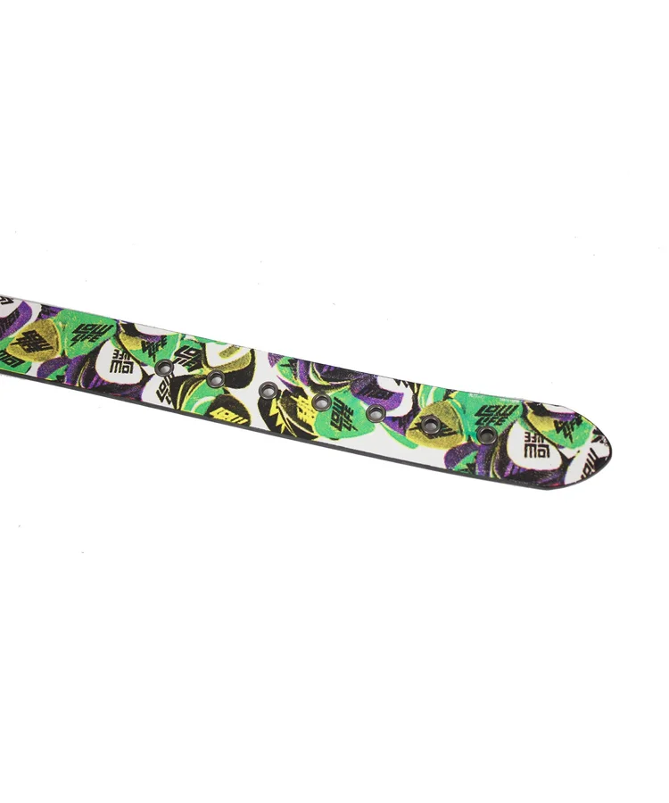 Lowlife Of London Thrash Reversible Leather Belt In White