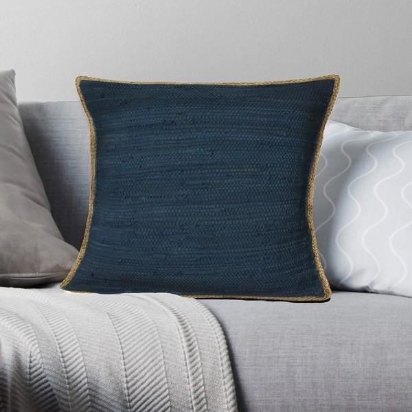 Lr Home Pillow Cover - 07283BLU