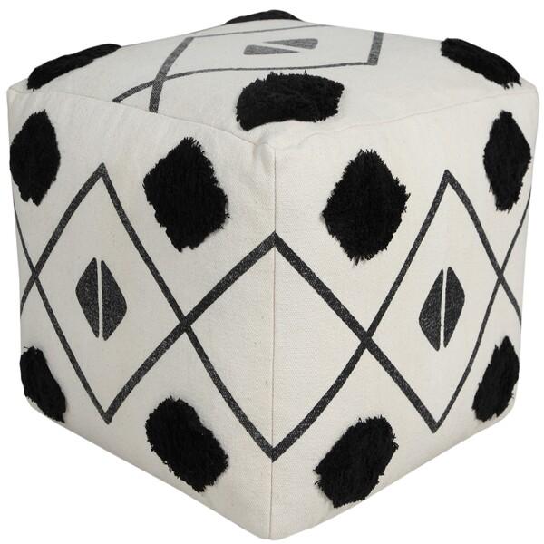 lr home POUFS - 03461BLK