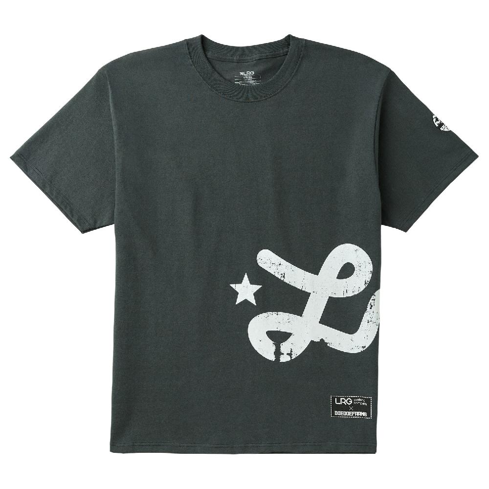 lrg DOEDOE FARMS X LRG OVERSIZED CURSIVE SCRIPT TEE